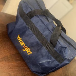 Vintage Wrangler Navy Duffle Bag