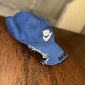 Distressed Barbed-Wire Branded Cap