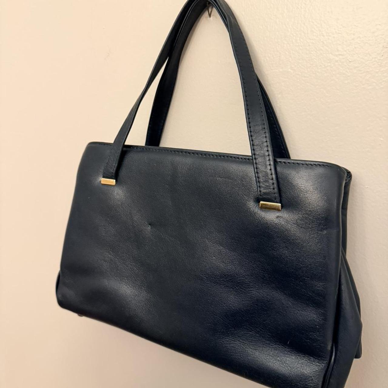 Vintage 1950s Margolin Leather Handbag