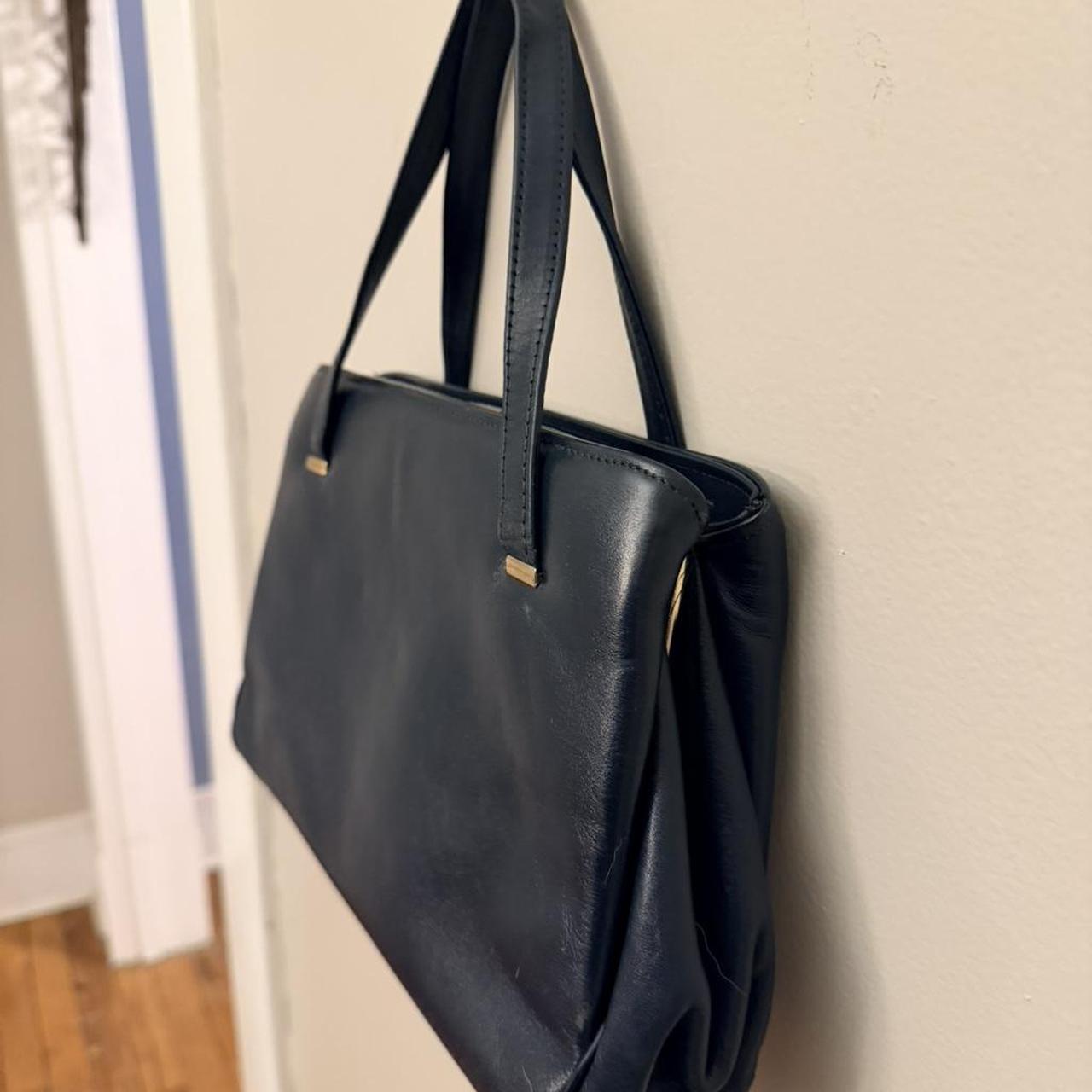 Vintage 1950s Margolin Leather Handbag