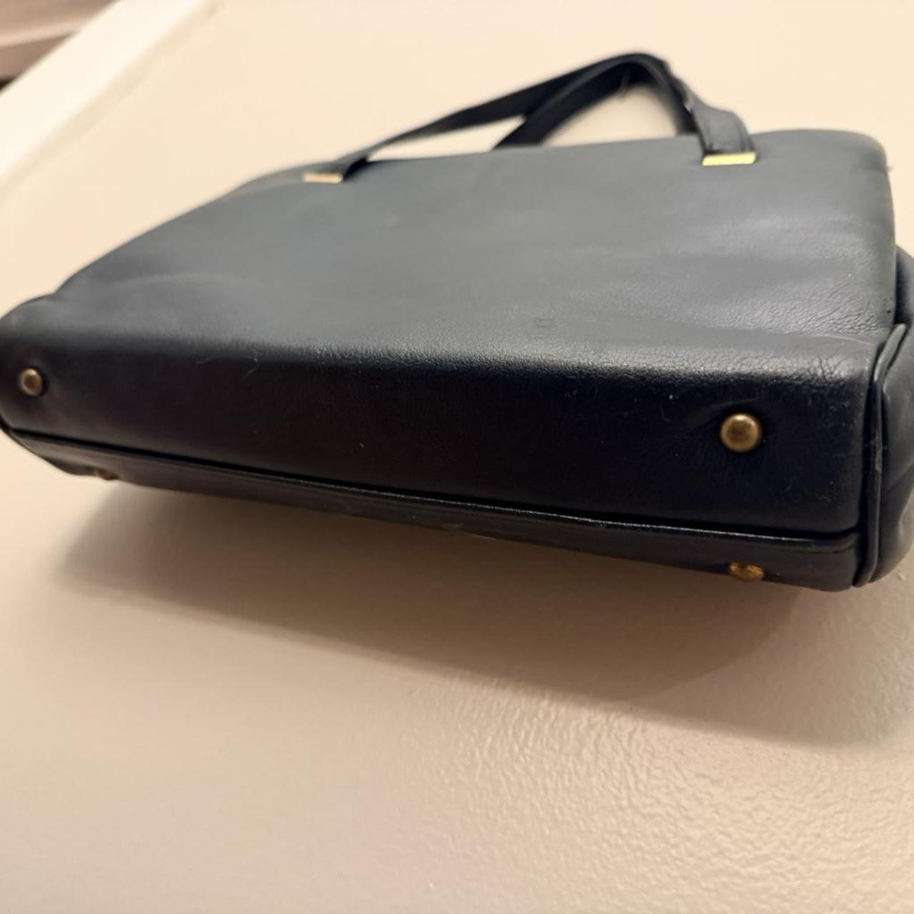 Vintage 1950s Margolin Leather Handbag