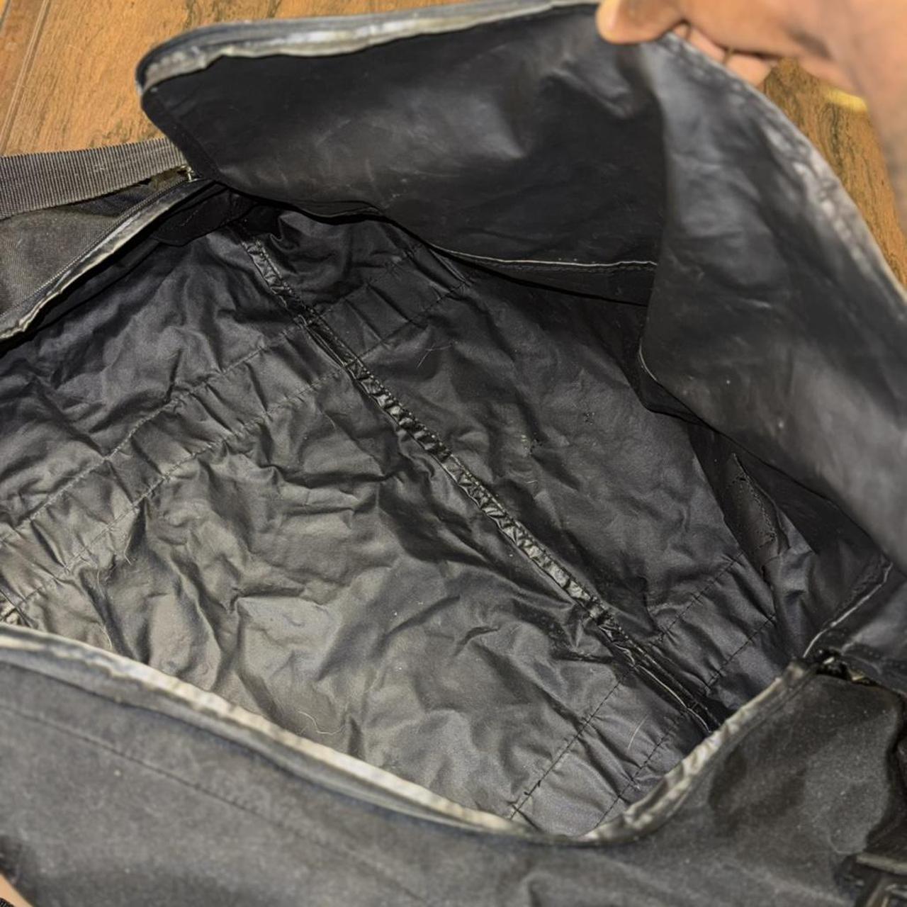 Vintage US Army Black Canvas Duffle
